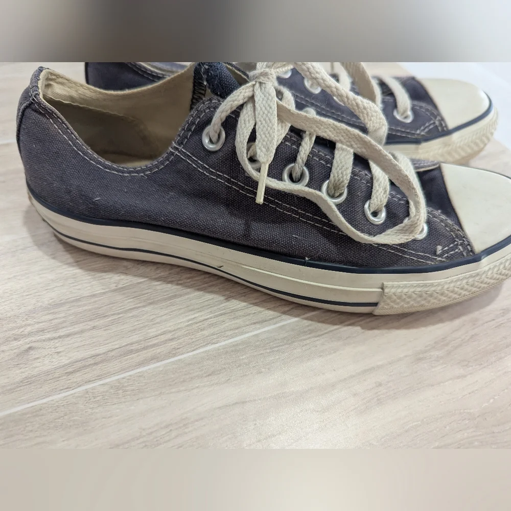 Converse Unisex Navy Blue White W: Size 7 M: Size 5 *NWOB